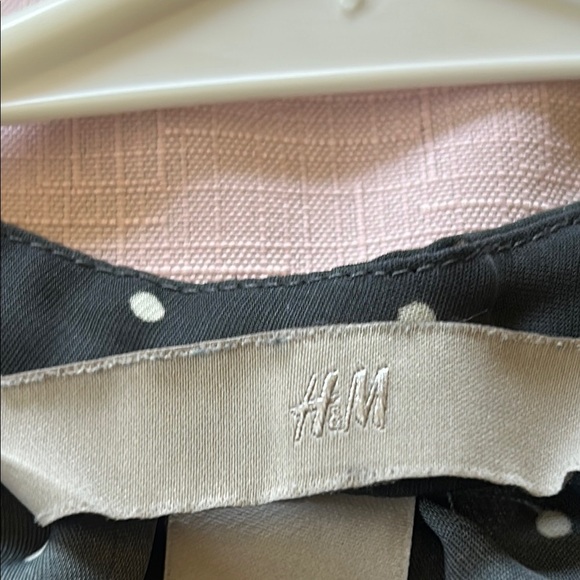 H&M Black Polka Dot Mini Dress - Picture 5 of 10